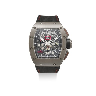 View full screen - View 1 of Lot 352. RICHARD MILLE | RM011 A TITANIUM SEMI-SKELETONIZED CHRONOGRAPH WRISTWATCH WITH DATE AND MONTH, MADE FOR FELIPE MASSA, CIRCA 2012.