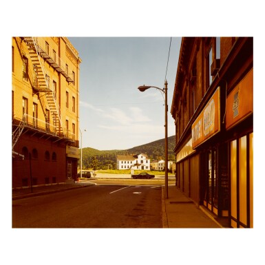 View full screen - View 1 of Lot 90. STEPHEN SHORE | HOLDEN STREET, NORTH ADAMS, MASSACHUSETTS, JULY 13, 1974.