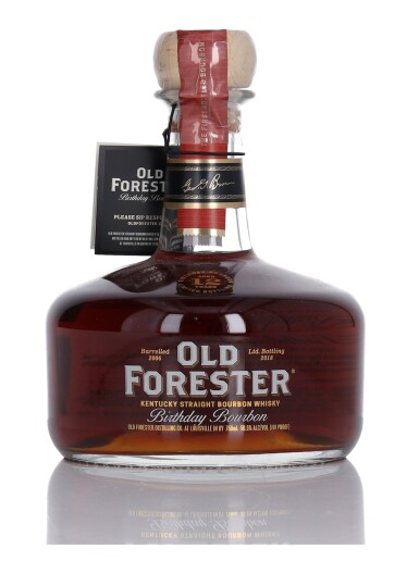 View full screen - View 1 of Lot 445. Old Forester 12 Year Old Birthday Bourbon 2018 Release 101 Proof 2006 (1 Bottle 75cl).