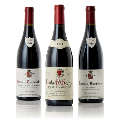View full screen - View 1 of Lot 8690. Nuits St. Georges, Les Murgers 2014 Alain Hudelot-Noëllat (10 BT).