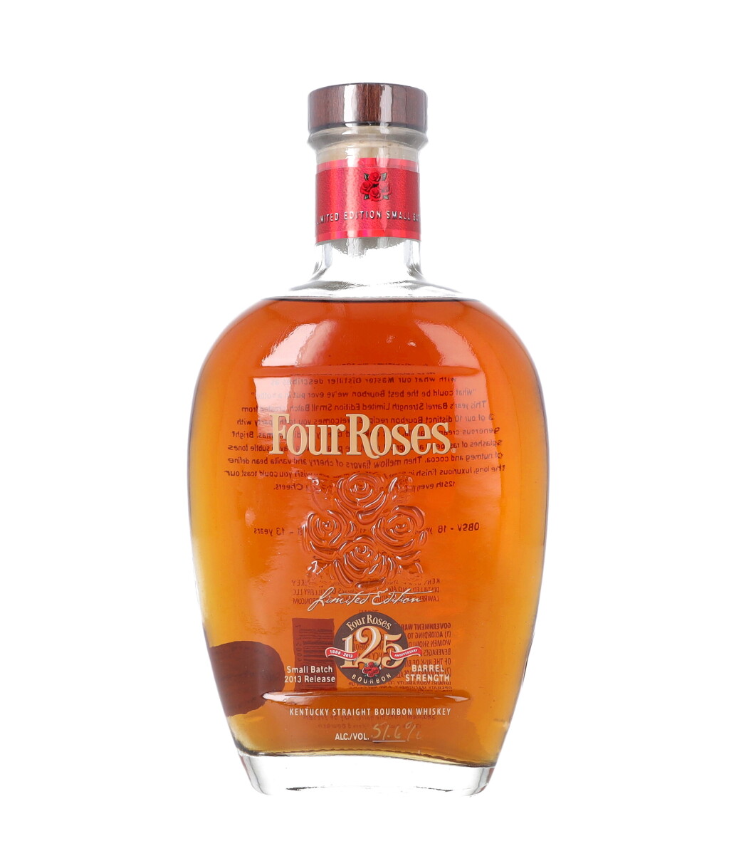 View full screen - View 1 of Lot 656. Four Roses 125th Anniversary Edition 2013 Release 51.6 abv NV (1 BT75).