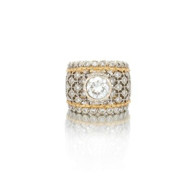View full screen - View 1 of Lot 94. Diamond ring (Anello in diamanti).