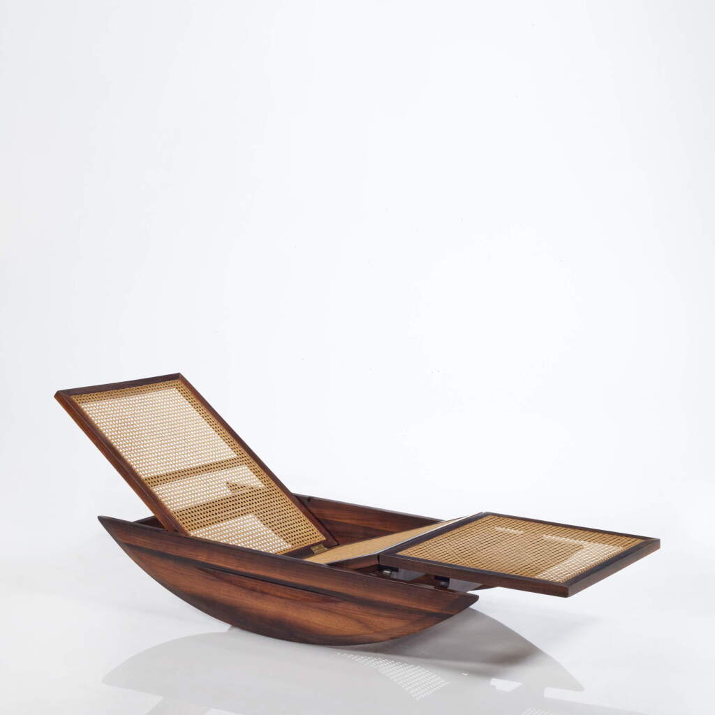 View full screen - View 1 of Lot 233. Adjustable Chaise Longue.