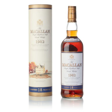 View full screen - View 1 of Lot 30. The Macallan 18 Year Old Sherry Oak 43.0 abv 1982 (1 Bottle 70cl).