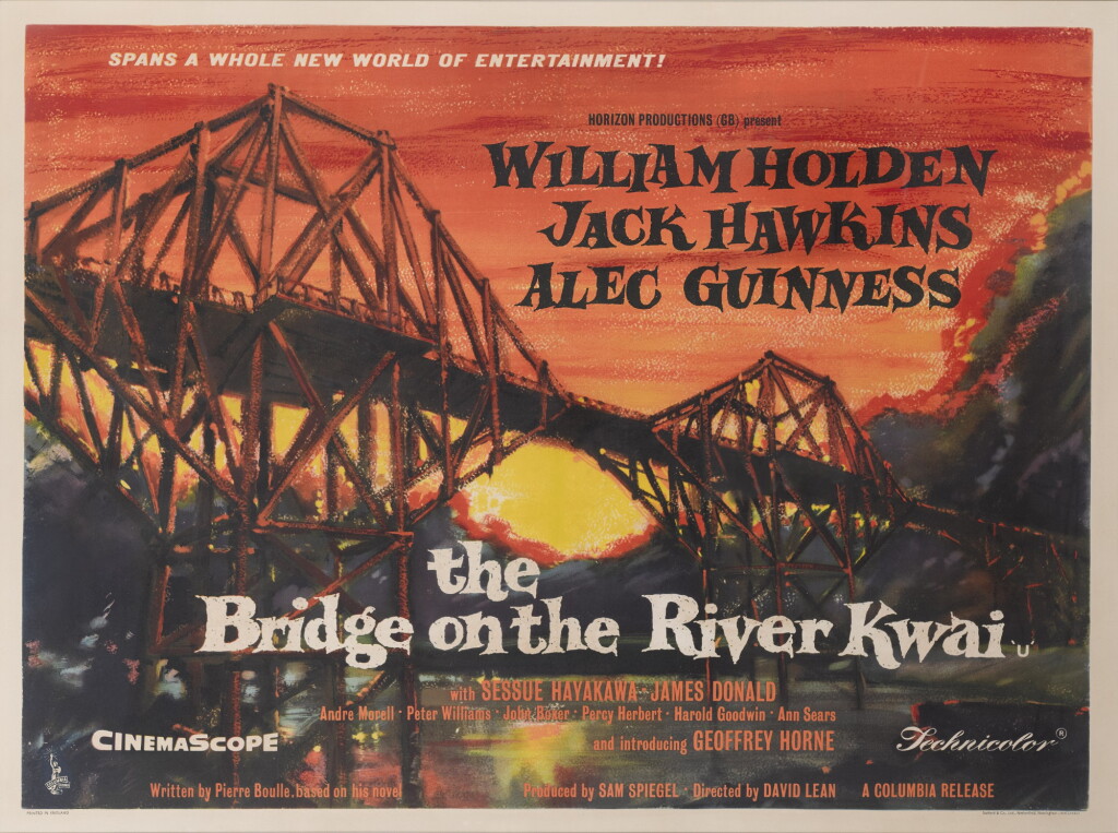 View full screen - View 1 of Lot 123. The Bridge on the River Kwai (1957), style A poster, British.