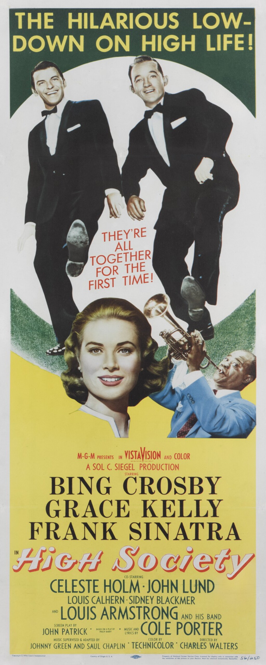 View full screen - View 1 of Lot 138. High Society (1956), poster, US.