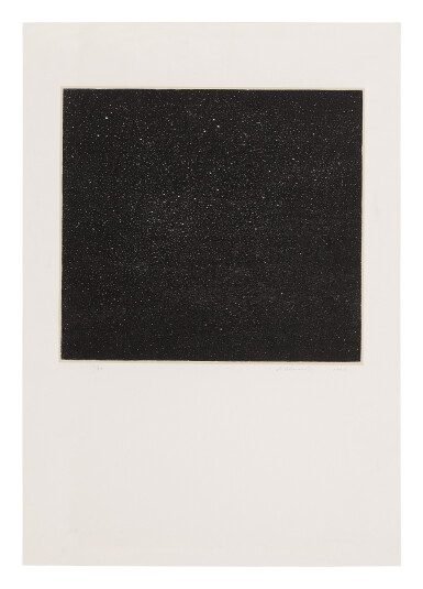 View full screen - View 1 of Lot 12. VIJA CELMINS | NIGHT SKY WOODCUT.