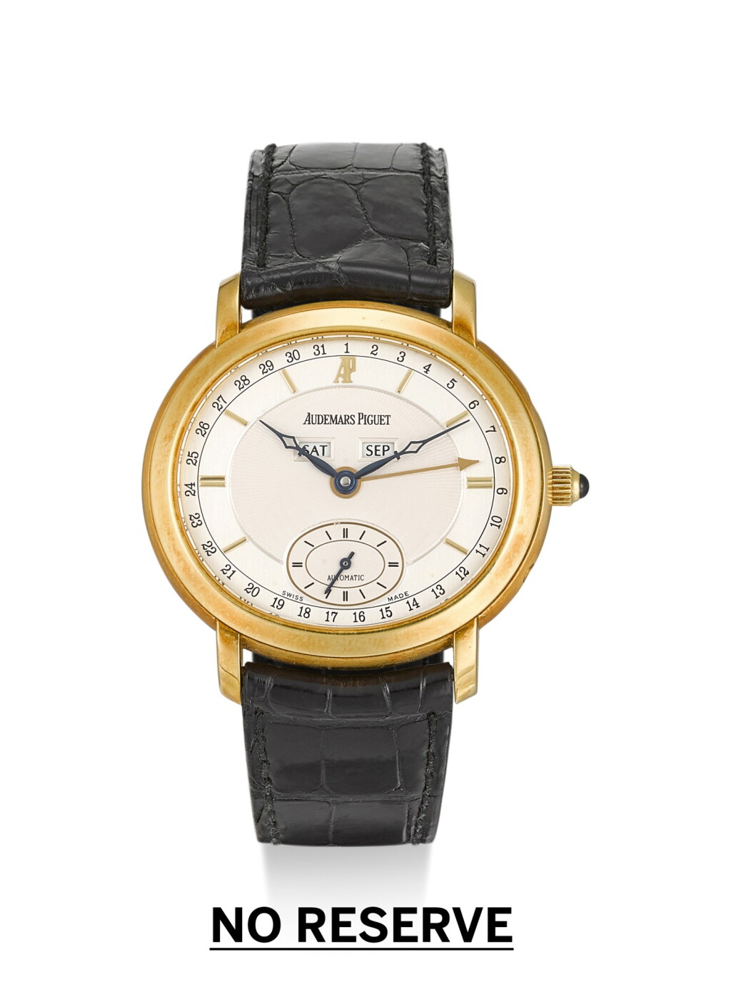 View full screen - View 1 of Lot 70. AUDEMARS PIGUET | MILLENARY, A YELLOW GOLD TRIPLE CALENDAR WRISTWATCH, CIRCA 2000.