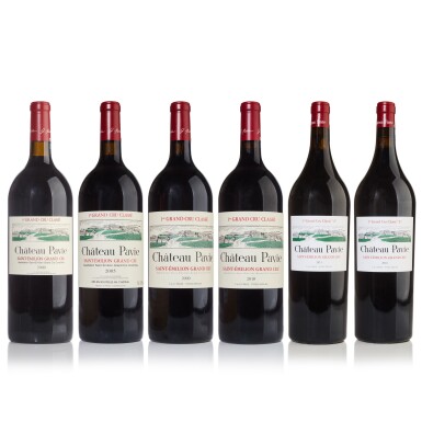 View full screen - View 1 of Lot 37. Château Pavie Vertical 2000-2016 (6 MAG).