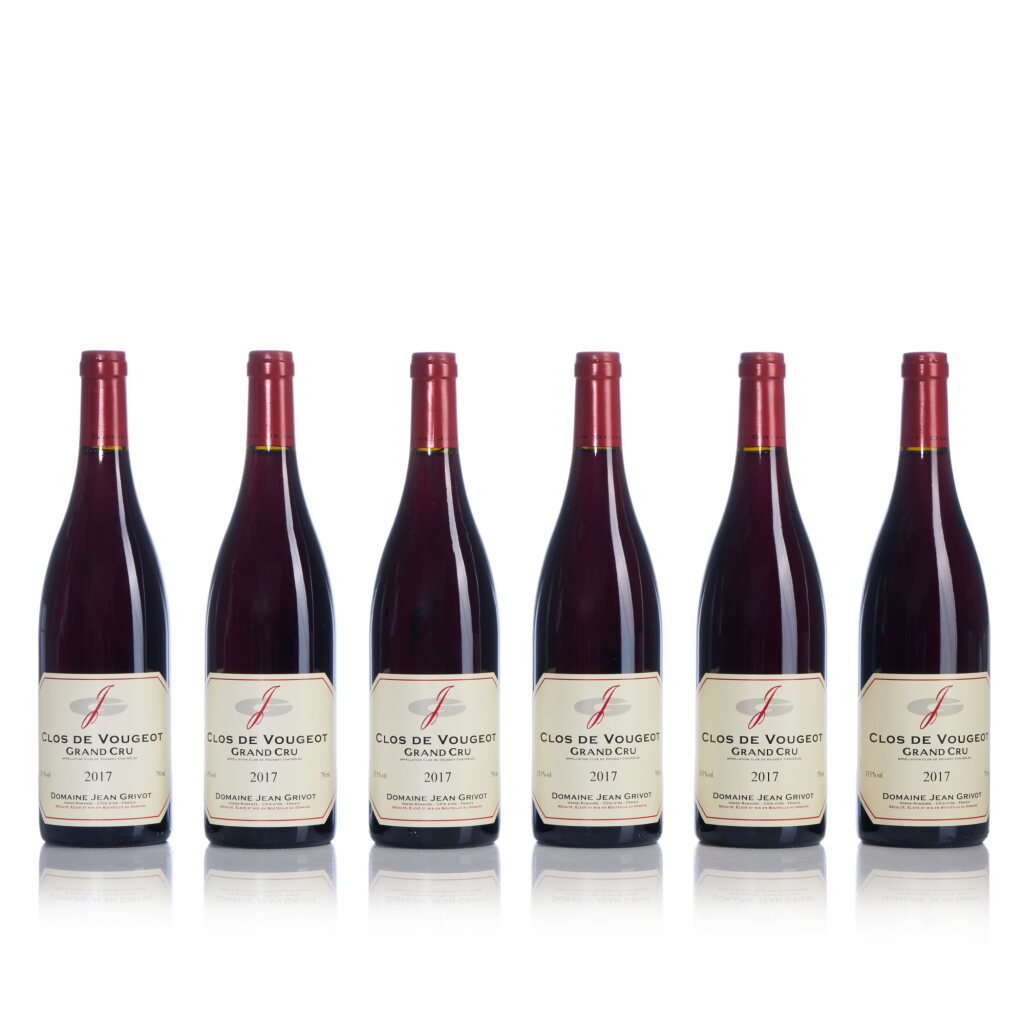 View full screen - View 1 of Lot 158. Clos de Vougeot 2017 Jean Grivot (6 BT).