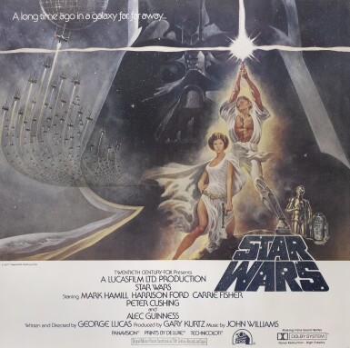View full screen - View 1 of Lot 42. Star Wars (1977), international poster, US.