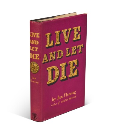 View full screen - View 1 of Lot 109. Ian Fleming | Live and Let Die, 1954, first impression, second issue, signed by Roger Moore.
