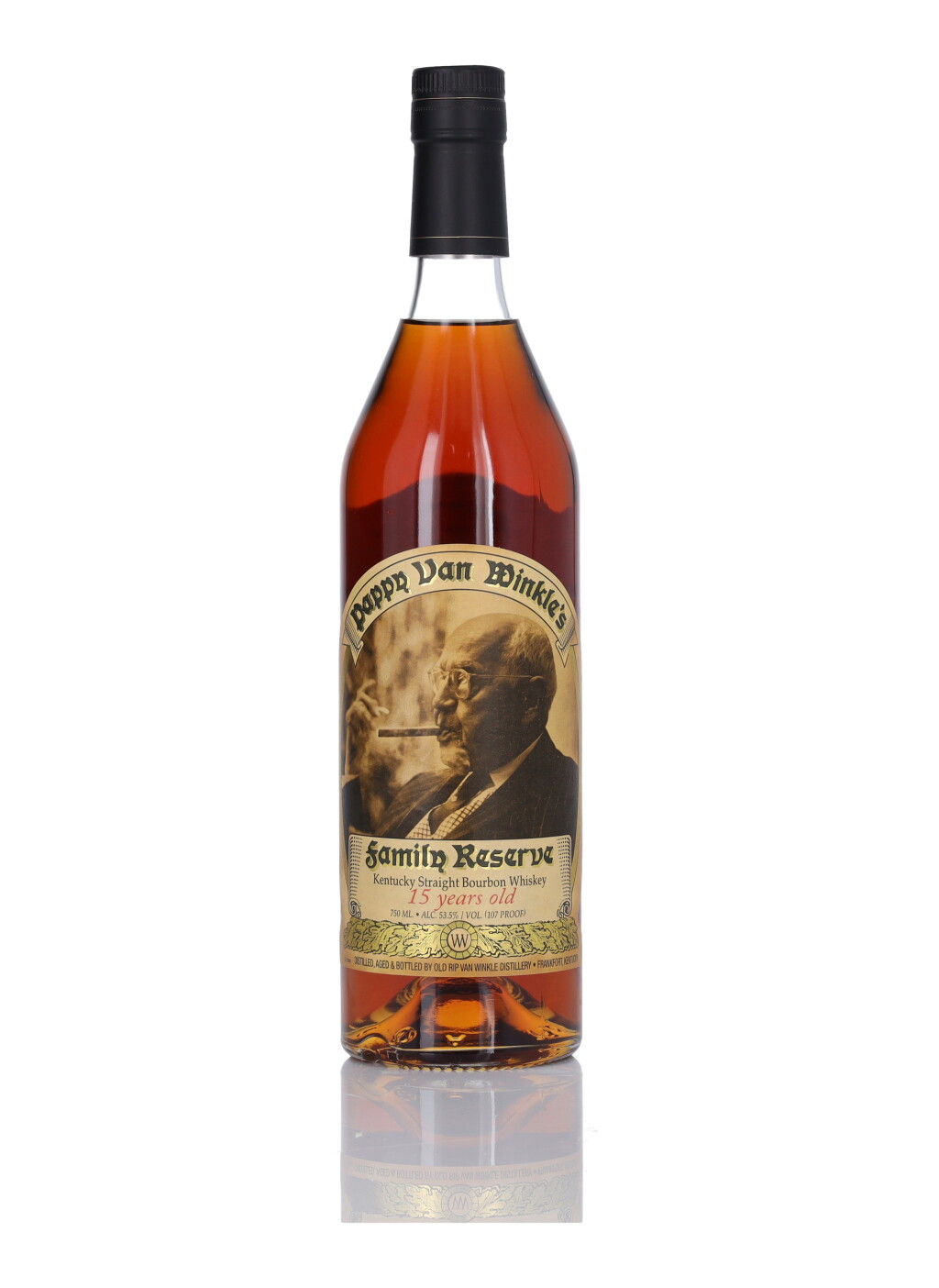 View full screen - View 1 of Lot 136. Pappy Van Winkle's 15 Year Old Family Reserve 107 proof NV (1 BT 75cl).