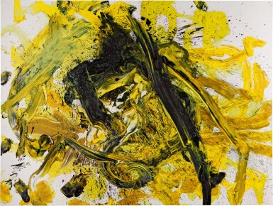 View full screen - View 1 of Lot 1123. Kazuo Shiraga 白髮一雄 | Kōsha 黃沙.