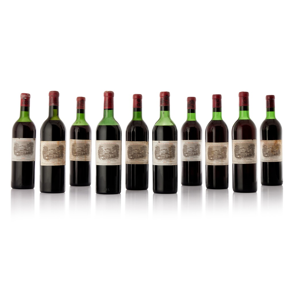 View full screen - View 1 of Lot 5634. Château Lafite 1961 - 1969 "Vertical" (9 BT).