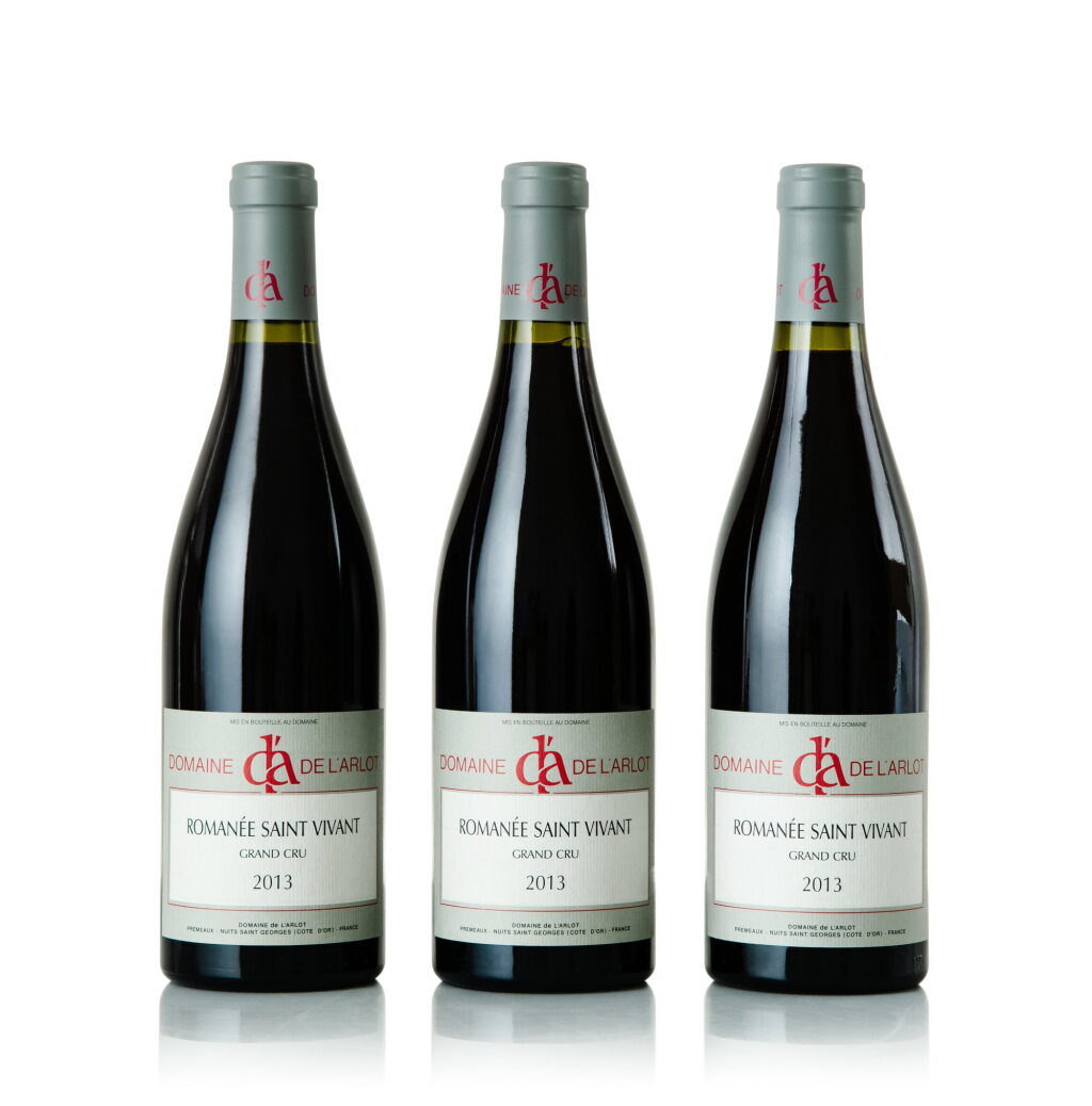 View full screen - View 1 of Lot 184. Romanée St. Vivant 2013 Domaine de l'Arlot (3 BT).