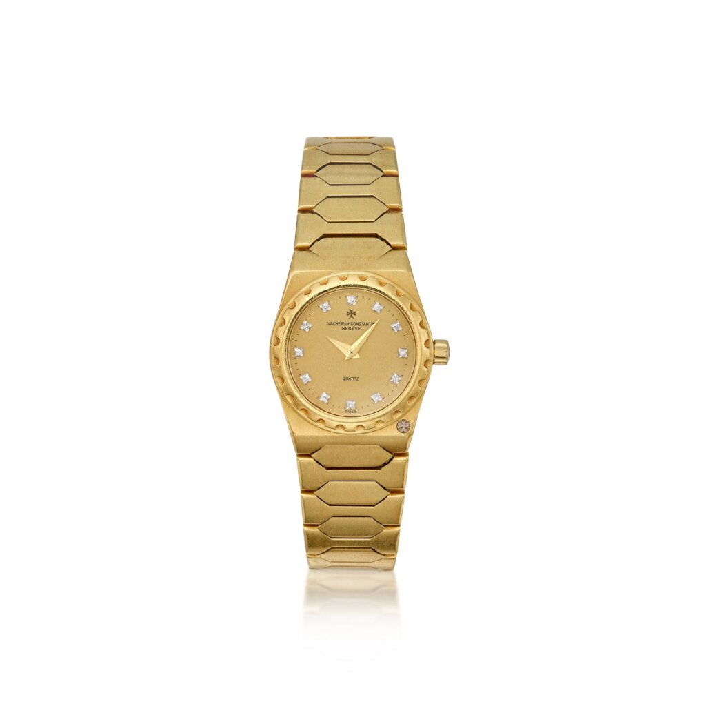 View full screen - View 1 of Lot 176. A Gold and Diamond '222' Wristwatch.