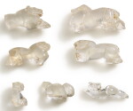 A GROUP OF SEVEN ROCK CRYSTAL CARVINGS IN THE FORM OF ANIMALS, AFGHANISTAN, PERSIA OR IRAQ, 12TH/13TH CENTURY OR EARLIER