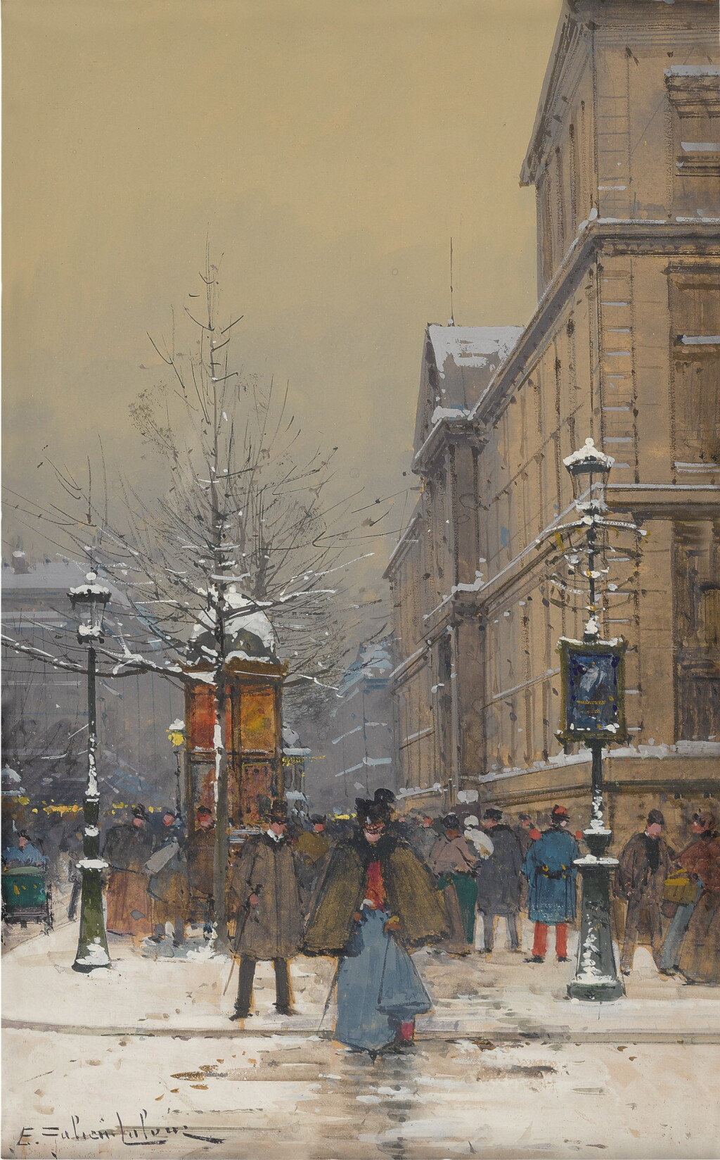View full screen - View 1 of Lot 231. Paris dans la neige.
