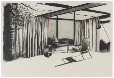 View full screen - View 1 of Lot 120. Les Choses. Édition du Solstice, 2015. 10 lithographies de Tatiana Trouvé. Exemplaire nominatif..