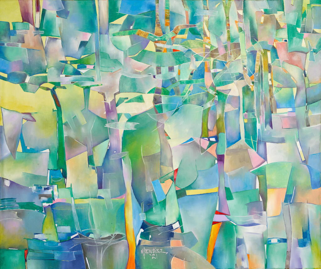 View full screen - View 1 of Lot 129. Abstract Forest .