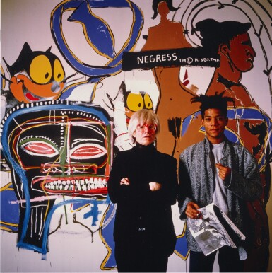 View full screen - View 1 of Lot 29. Jean-Michel Basquiat + Andy Warhol, 1985.