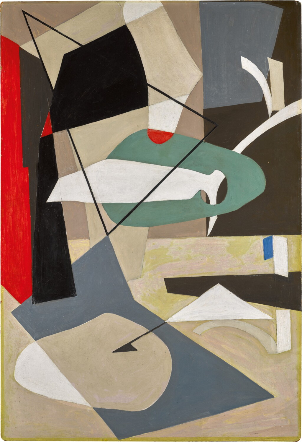 View full screen - View 1 of Lot 319. ESPHYR SLOBODKINA | DOHN ABSTRACTION IN YELLOW.