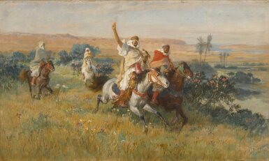 View full screen - View 1 of Lot 43. The Falcon Hunt.