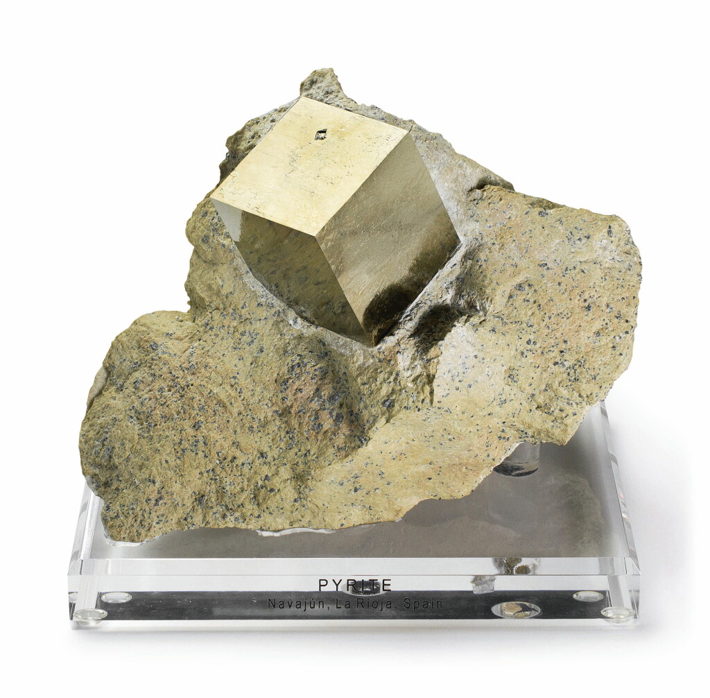 View full screen - View 1 of Lot 79. NATURAL PYRITE CUBE.