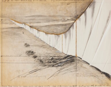 View full screen - View 1 of Lot 41. Running Fence/Project For Sonoma County, State of California.