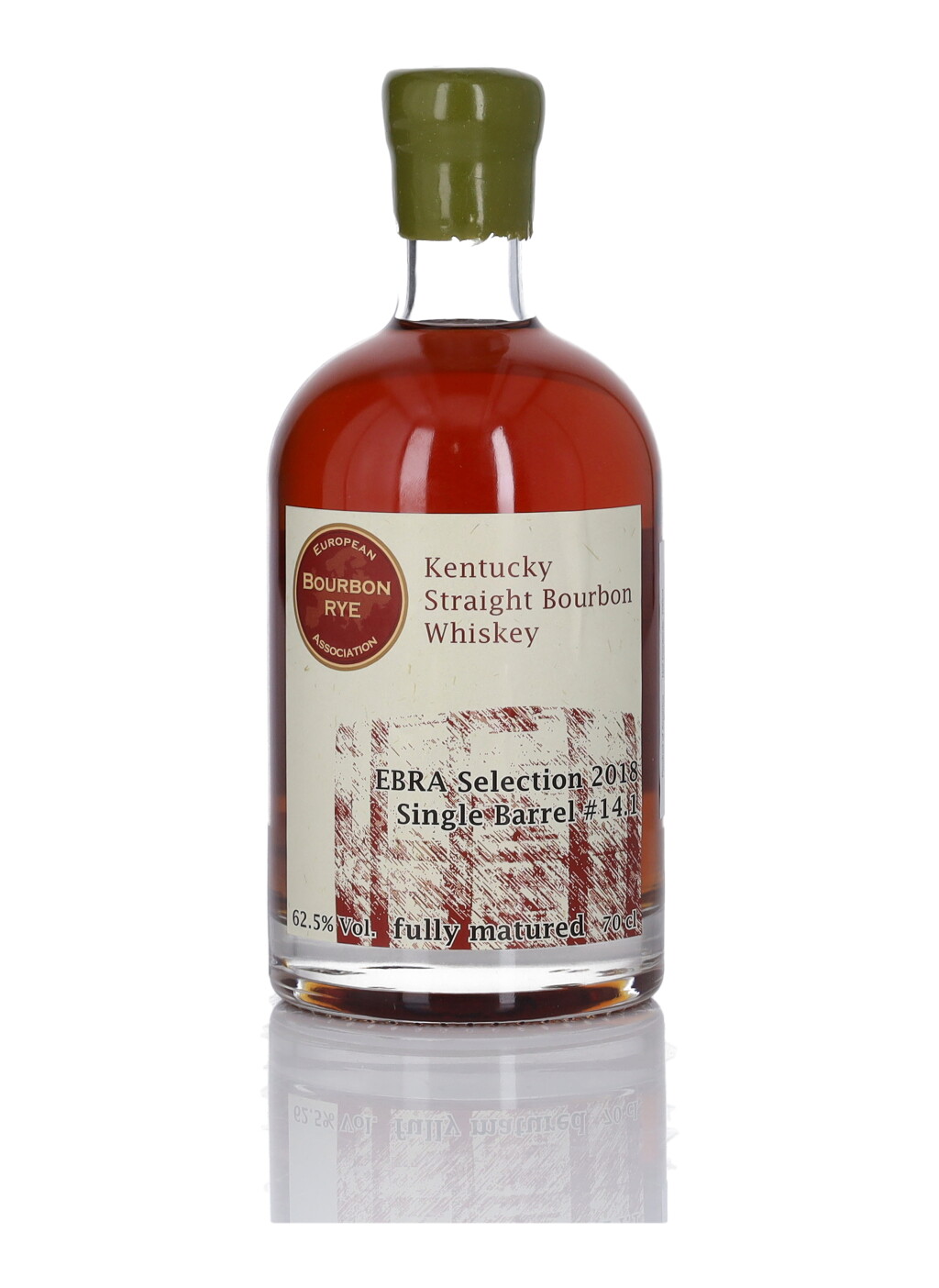 View full screen - View 1 of Lot 172. EBRA Selection #14.1 Straight Bourbon 125.0 Proof NV (1 BT 70cl).
