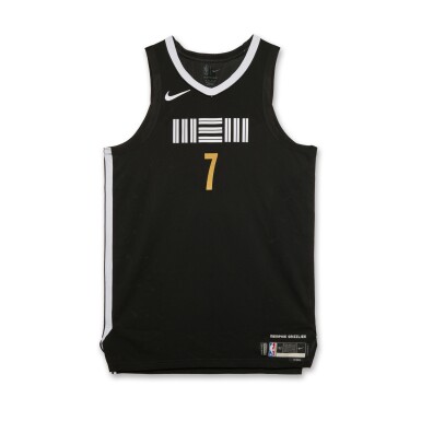 View full screen - View 1 of Lot 128. Santi Aldama Memphis Grizzlies 2023-2024 Game Worn City Edition Jersey.
