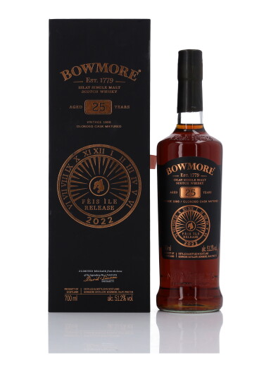 View full screen - View 1 of Lot 131. Bowmore 25 Year Old Feis Ile 2022 51.2 abv 1996 (1 Bottle 70cl).