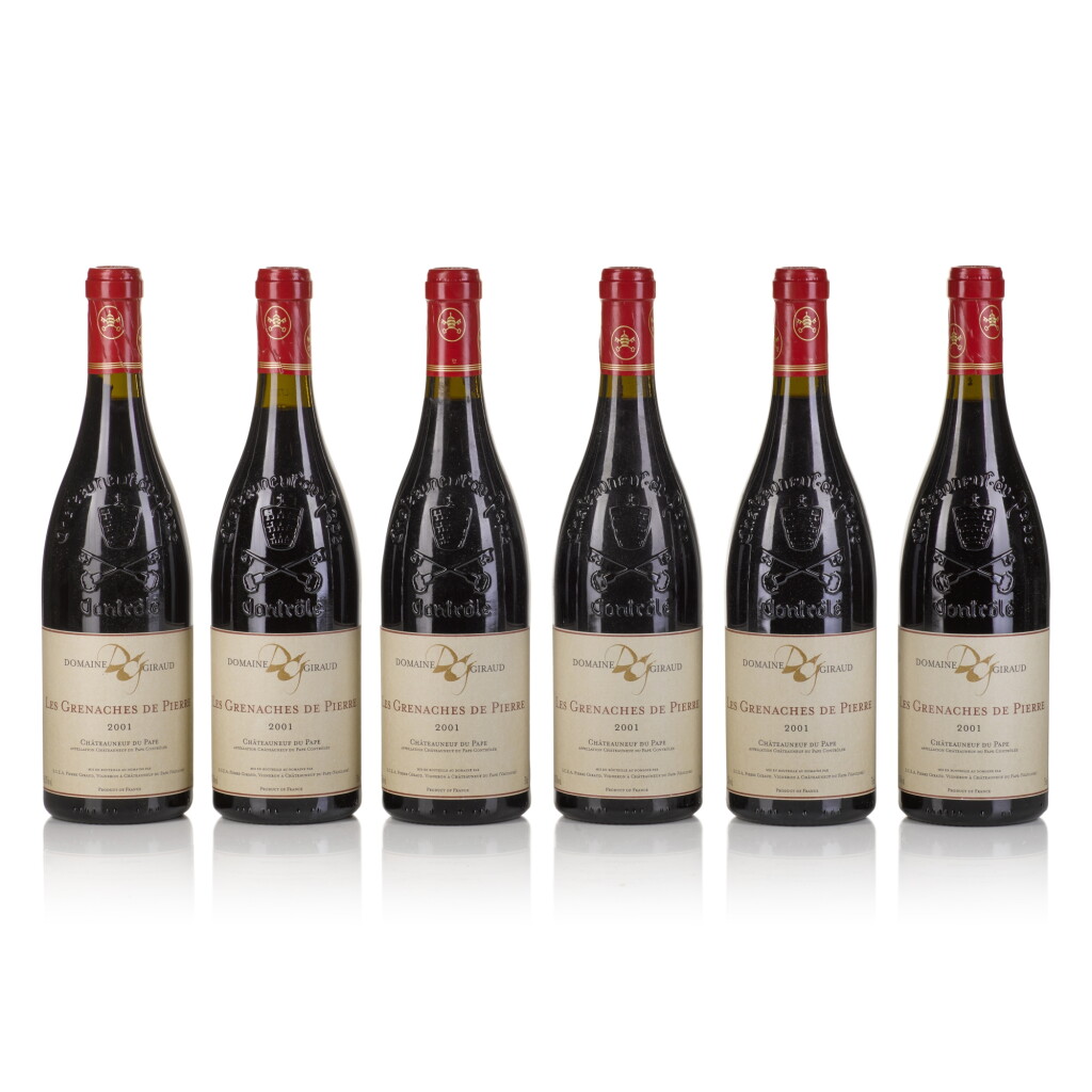 View full screen - View 1 of Lot 619. Châteauneuf du Pape, Les Grenaches de Pierre 2001 Domaine Giraud (11 BT).