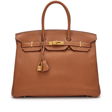 View full screen - View 1 of Lot 33. Gold Togo Birkin 35 Gold Hardware, 2012.