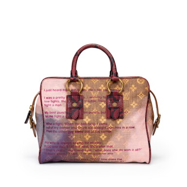 View full screen - View 1 of Lot 2006. Purple Coated Monogram Graduate Bag Gold Hardware, 2008.