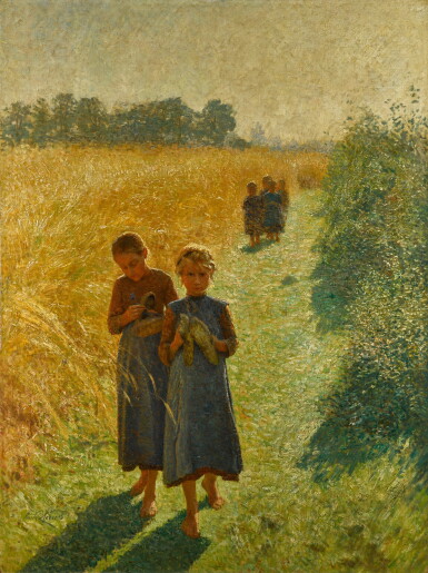 View full screen - View 1 of Lot 8. Girls in the Field.