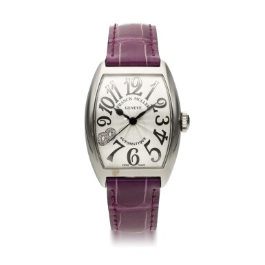 View full screen - View 1 of Lot 8151. Franck Muller | Cintree Curvex, Reference 7500 SC AT FO REL CD8, A limited edition stainless steel and diamond-set wristwatch, Circa 2010 | Cintree Curvex 型號7500 SC AT FO REL CD8 限量版精鋼鑲鑽石腕錶,約2010年製.