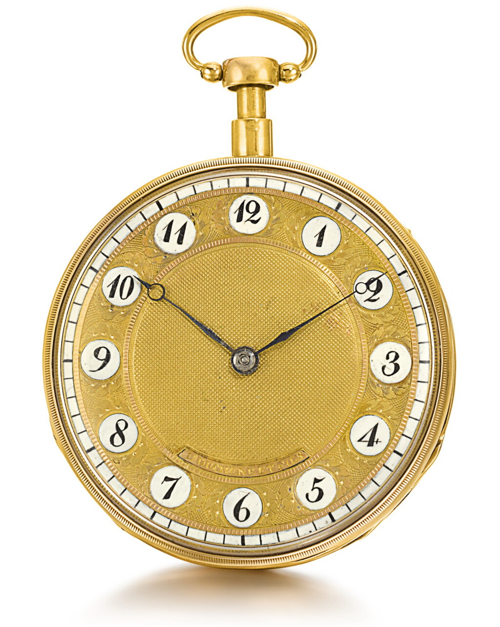 View full screen - View 1 of Lot 39. LS. DUCHÈNE ET FILS | A GOLD QUARTER REPEATING KEY WOUND MUSICAL WATCH CIRCA 1820, NO. 94473.