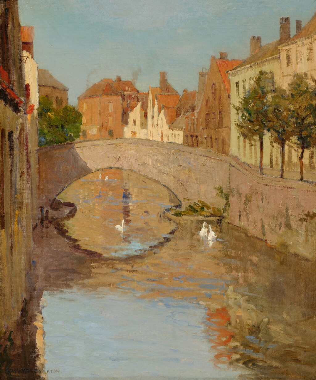 View full screen - View 1 of Lot 69. Canal in Bruges.