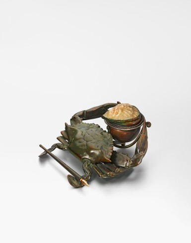 View full screen - View 1 of Lot 231. "Crab" Inkstand.