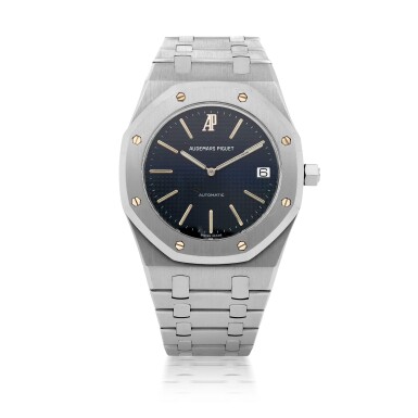 View full screen - View 1 of Lot 376. ROYAL OAK JUBILEE, REF 14802ST LIMITED EDITION STAINLESS STEEL WRISTWATCH WITH DATE AND BRACELET CIRCA 1992.