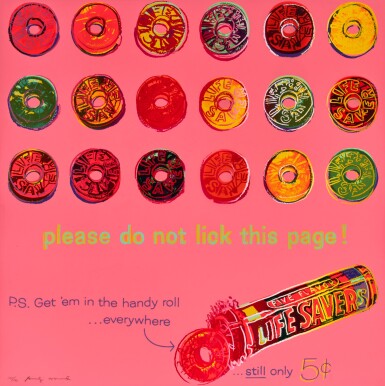 View full screen - View 1 of Lot 185. Lifesavers, from Ads (Feldman & Schellmann II.353).