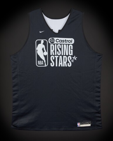 View full screen - View 1 of Lot 76. Yanic Konan Niederhauser 2025-2026 Issued ‘Rising Stars’ Practice Jersey | Probable Wear.