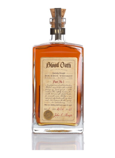 View full screen - View 1 of Lot 168. Blood Oath Pact No.1 98.6 Proof NV (1 Bottle 75cl).