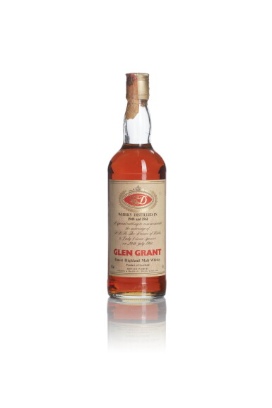 View full screen - View 1 of Lot 78. Glen Grant Gordon & MacPhail Royal Marriage 1948 and 1961 40.0 abv NV .