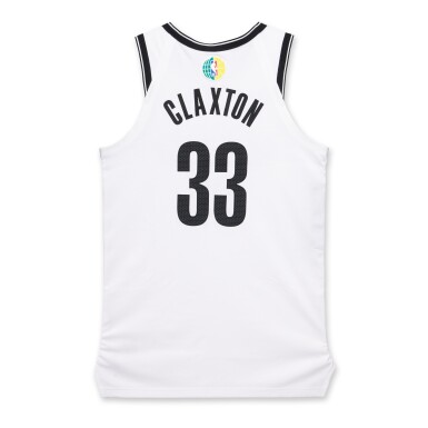 View full screen - View 1 of Lot 30. Nic Claxton 'China Games' Brooklyn Nets 2025-2026 Game Worn Association Edition Jersey | Matched to 2 Games.