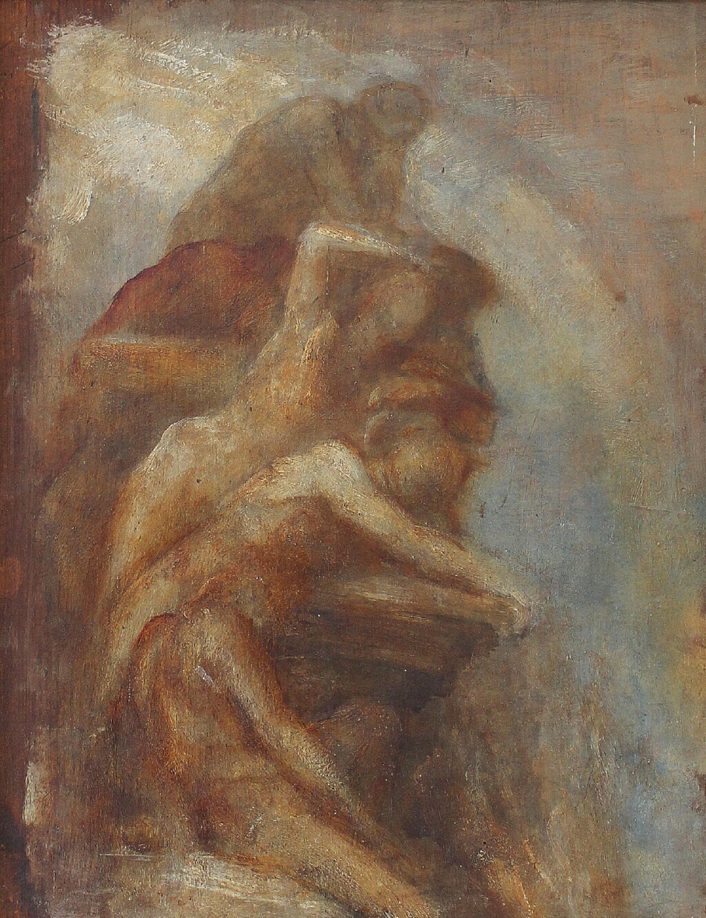 View full screen - View 1 of Lot 28. GEORGE FREDERICK WATTS, O.M., R.A. | Fire, Study for the Carlton House Terrace Fresco, The Elements.