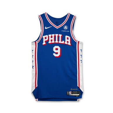 View full screen - View 1 of Lot 112. Kelly Oubre Jr. Philadelphia 76ers 2024-2025 Kia NBA Tip-Off Game Worn Icon Edition Jersey .
