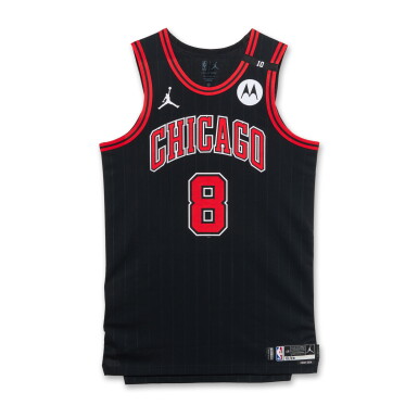 View full screen - View 1 of Lot 265. Zach Lavine Chicago Bulls 2024-2025 Game Worn Statement Edition Jersey | 37 Points.